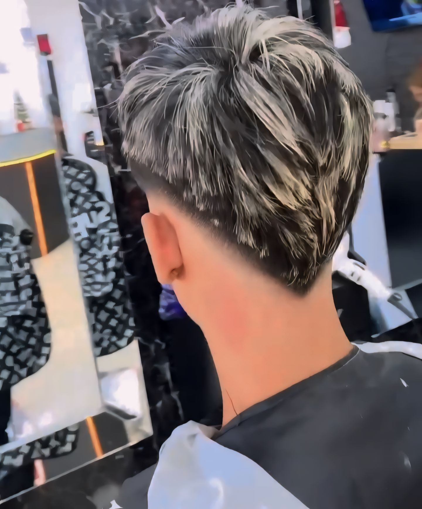 Mechas platinadas